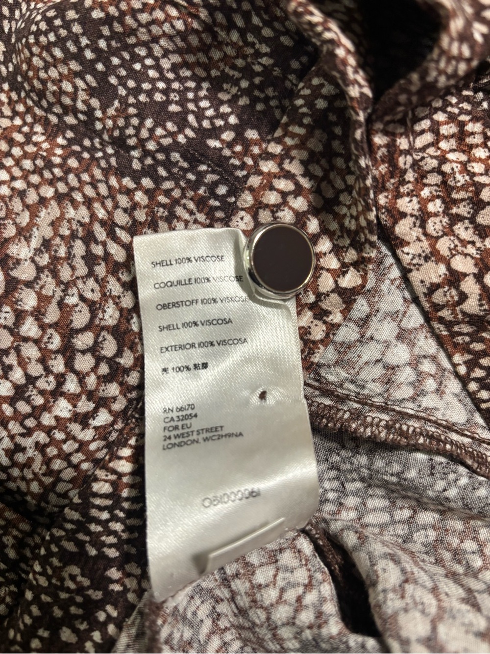 Anthropologie Snake Print Wide Leg Palazzo Pants Size 8 - Picture 6 of 7
